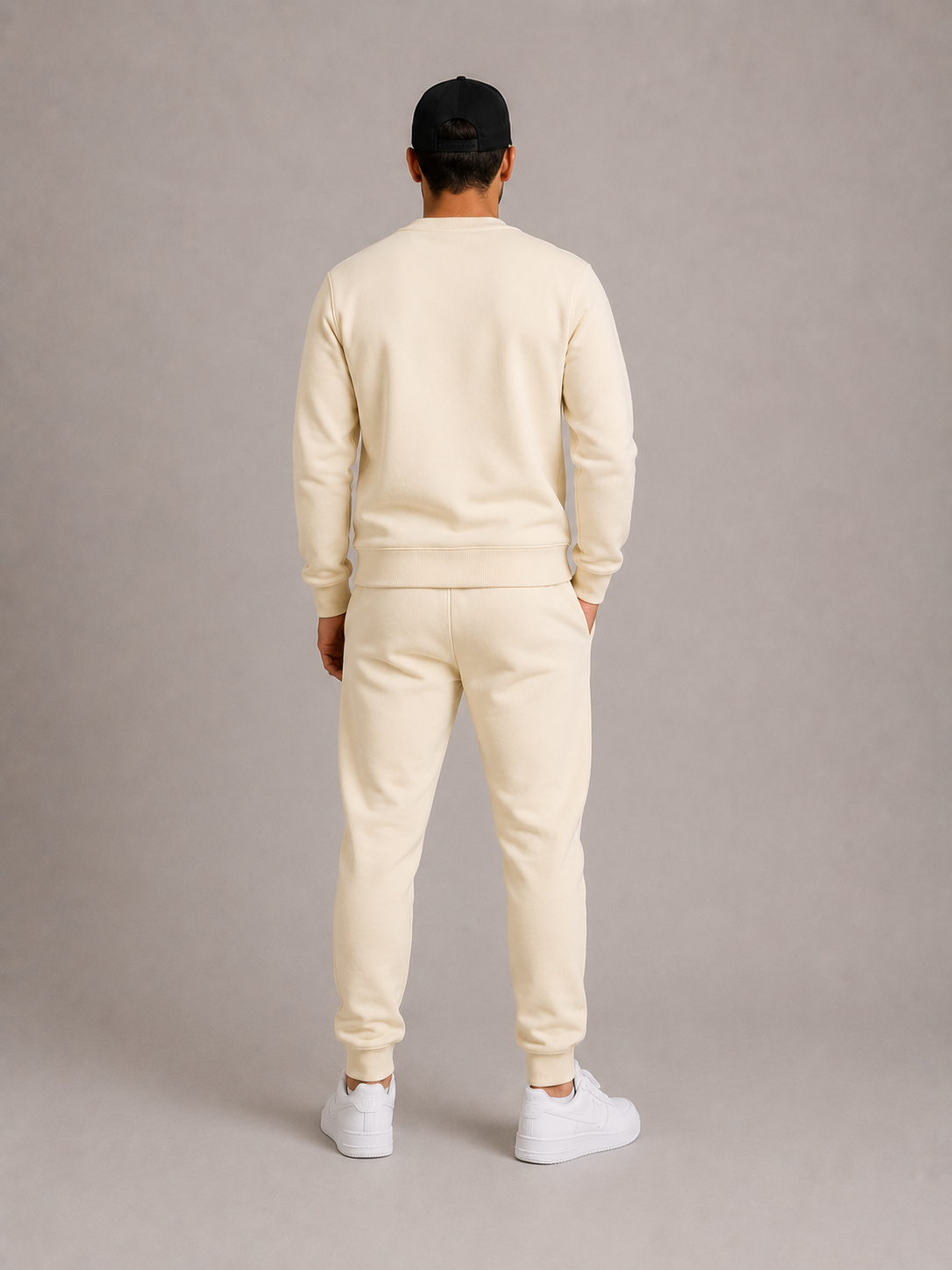 Heren Tracksuit – Licht Geel