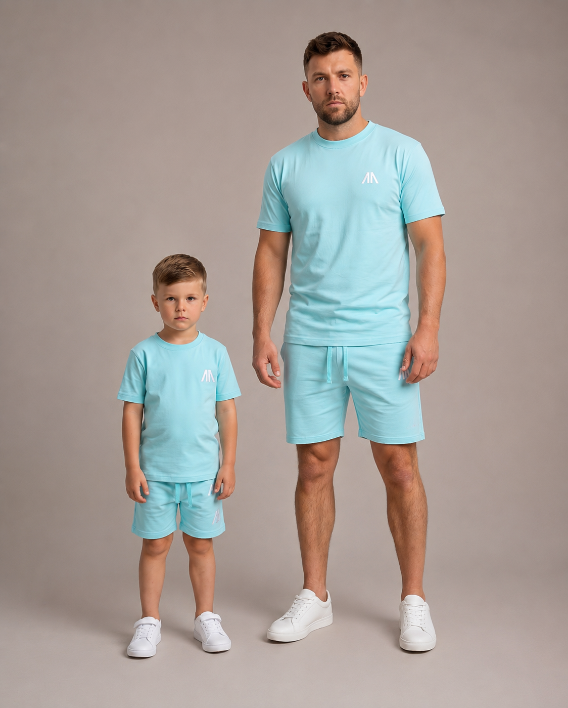 Kinder Zomerset - Licht Blauw (T-shirt + Broek)