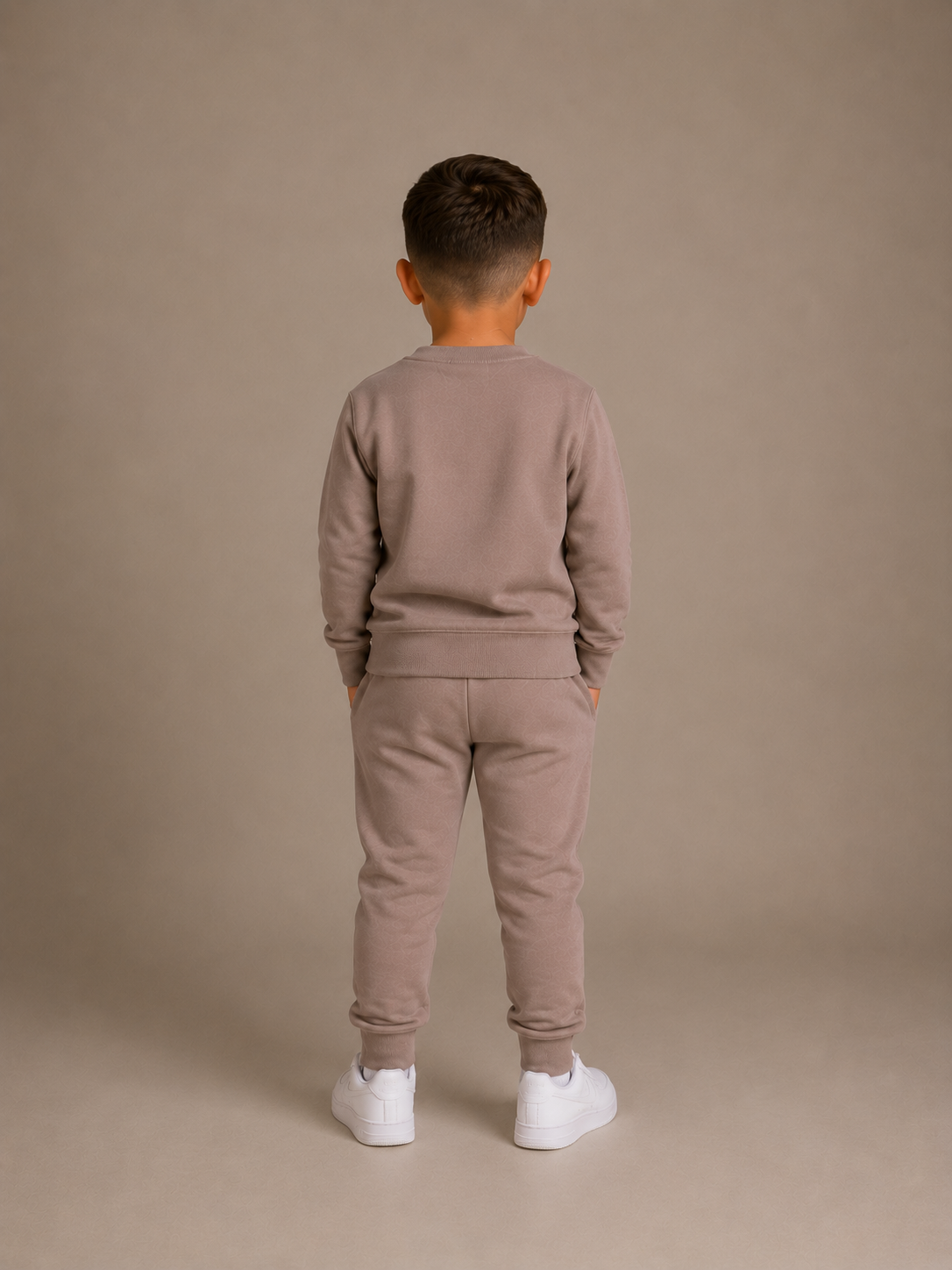 Kinder Tracksuit – Taupe