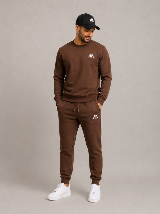 Heren Tracksuit – Bruin
