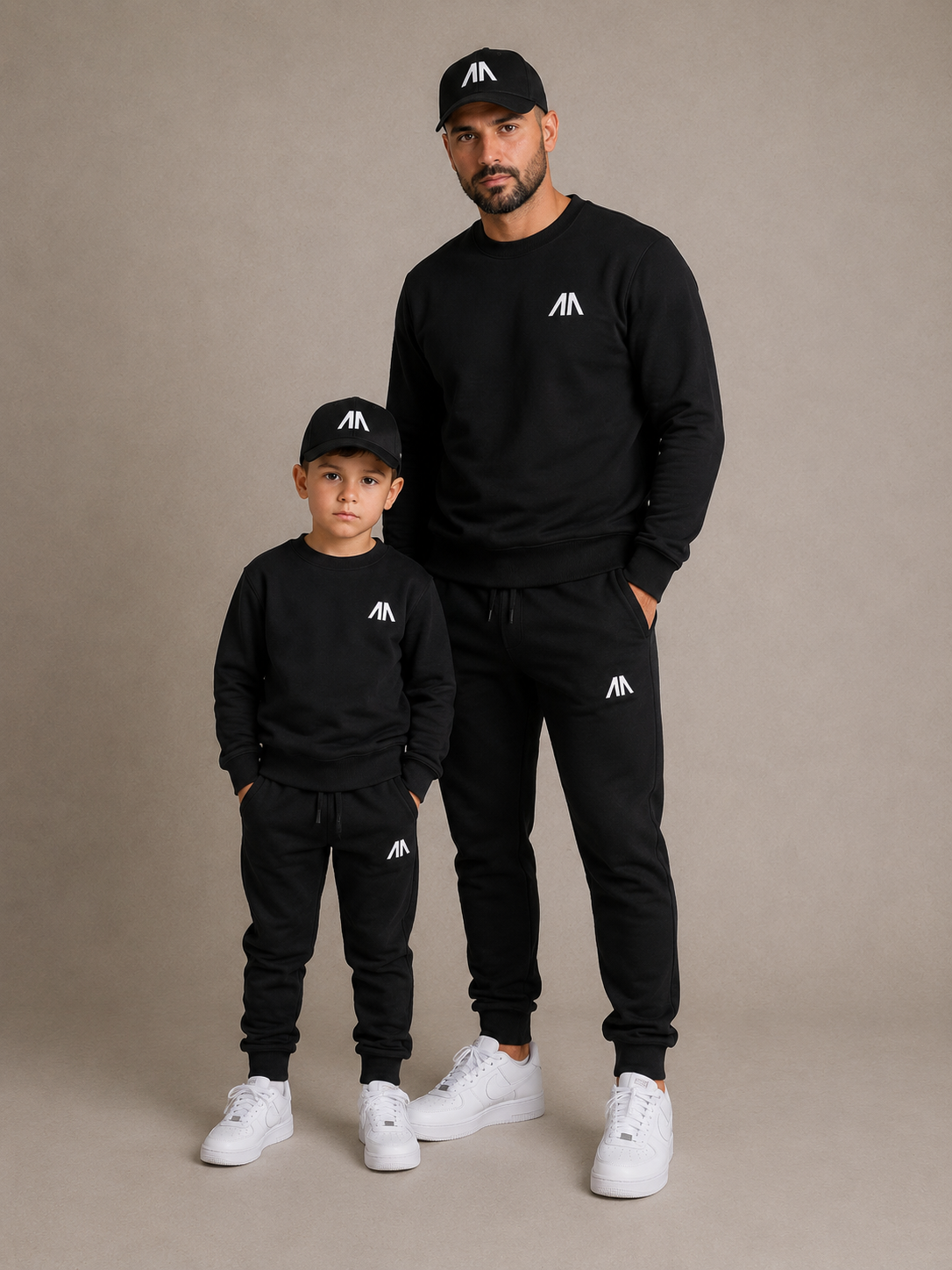 Kinder Tracksuit – Zwart