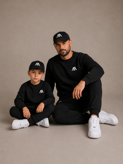 Kinder Tracksuit – Zwart