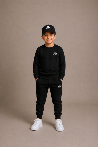 Kinder Tracksuit – Zwart