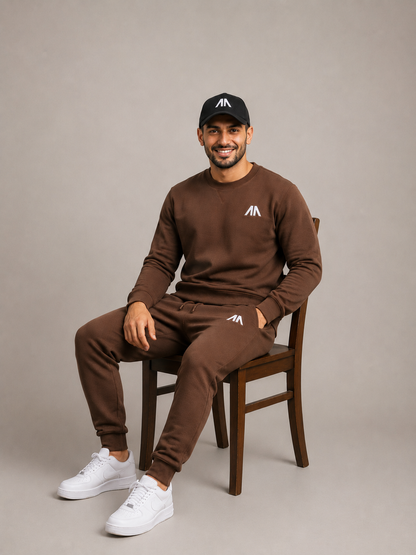 Vader + Zoon Tracksuit – Bruin