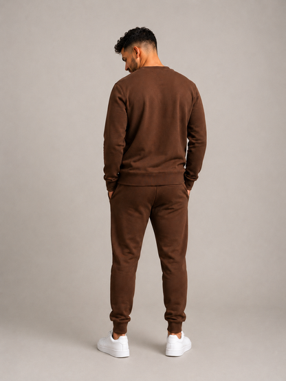 Vader + Zoon Tracksuit – Bruin
