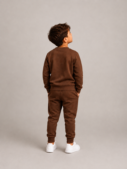 Vader + Zoon Tracksuit – Bruin