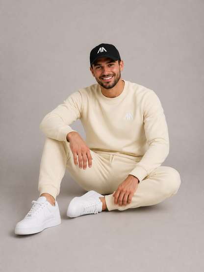 Heren Tracksuit – Licht Geel