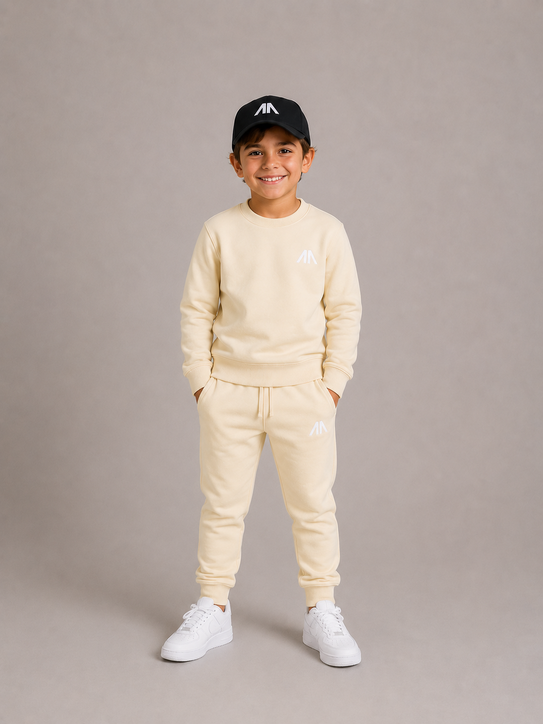 Kinder Tracksuit – Licht Geel