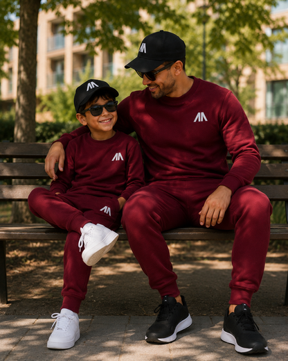 Kinder Tracksuit – Bordeaux