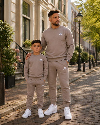 Kinder Tracksuit – Taupe