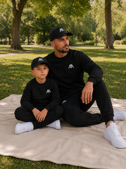 Kinder Tracksuit – Zwart