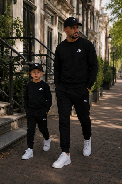 Kinder Tracksuit – Zwart