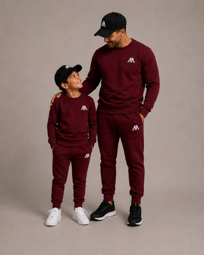 Kinder Tracksuit – Bordeaux