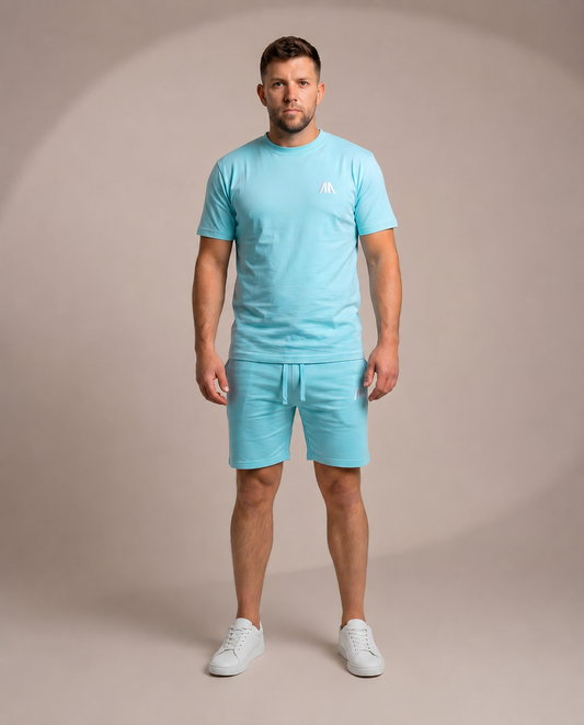 Heren Zomerset - Licht Blauw (T-shirt + Broek)