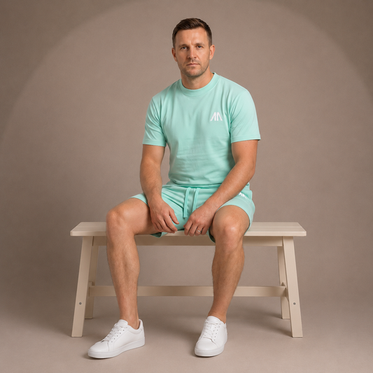 Heren Zomerset - Mint Groen (T-shirt + Broek)