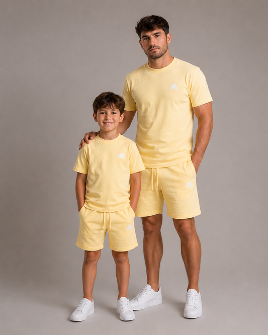 Vader + Zoon Zomerset (2 Zomersets) Licht Geel