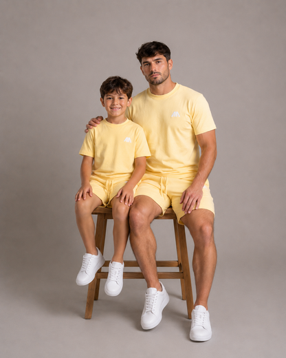 Vader + Zoon Zomerset (2 Zomersets) Licht Geel
