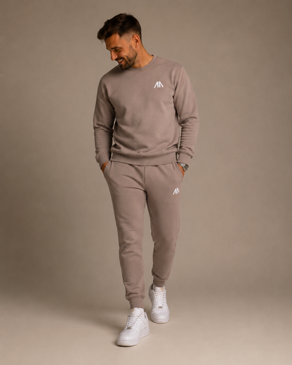 Heren Tracksuit – Taupe