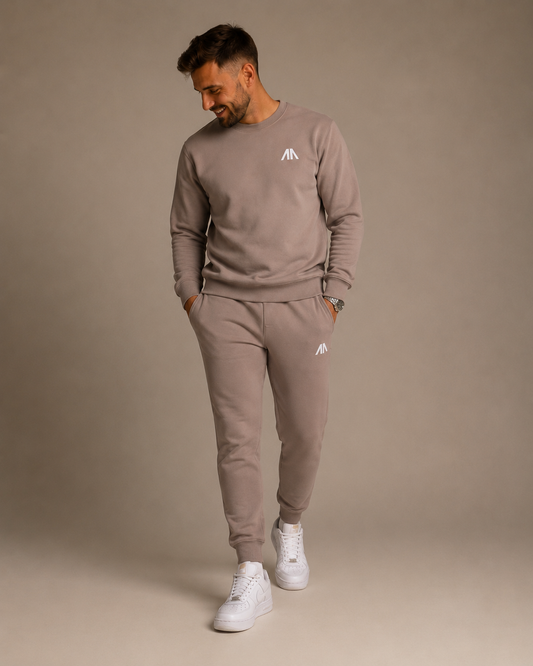 Heren Tracksuit – Taupe