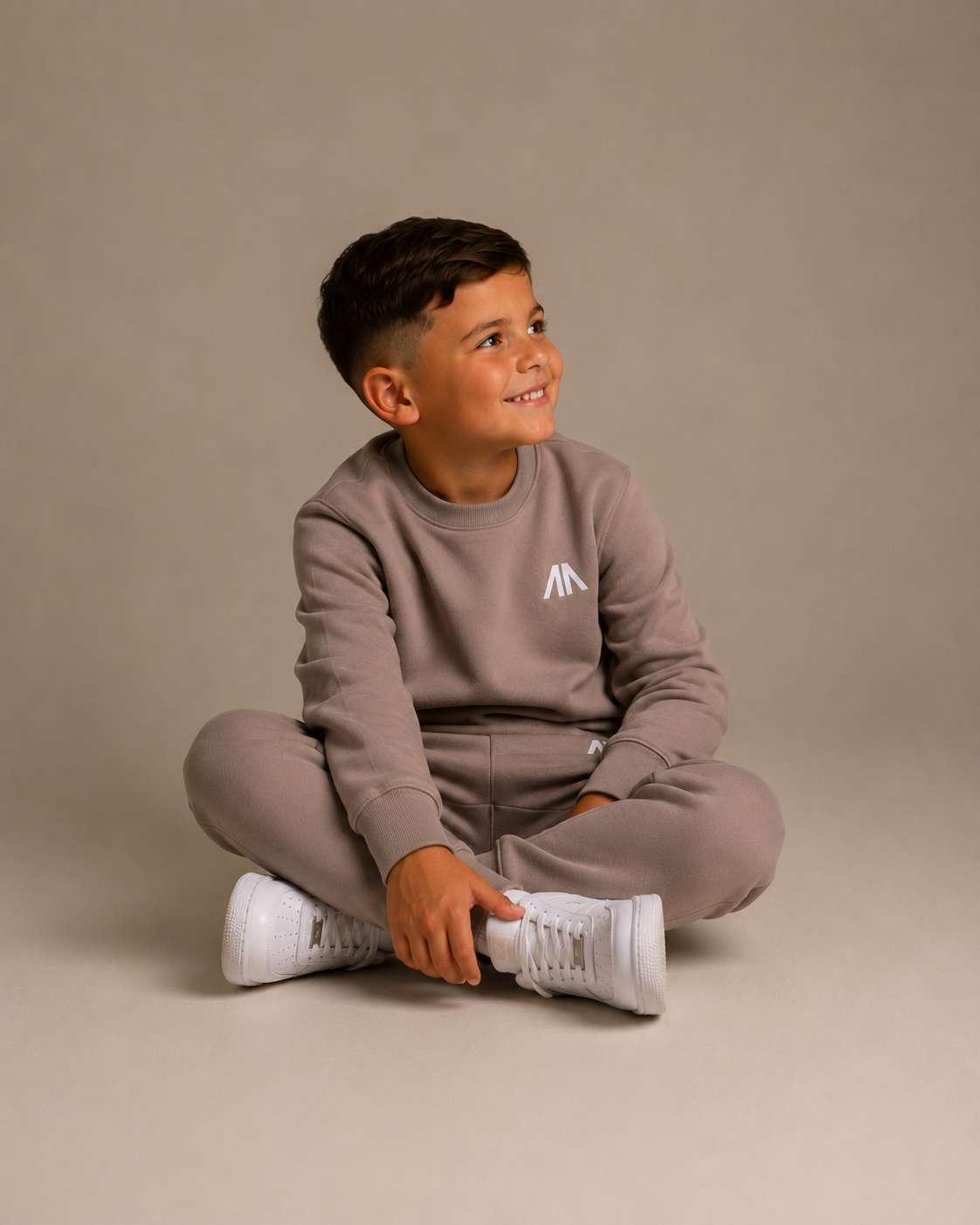 Kinder Tracksuit – Taupe