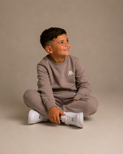 Kinder Tracksuit – Taupe