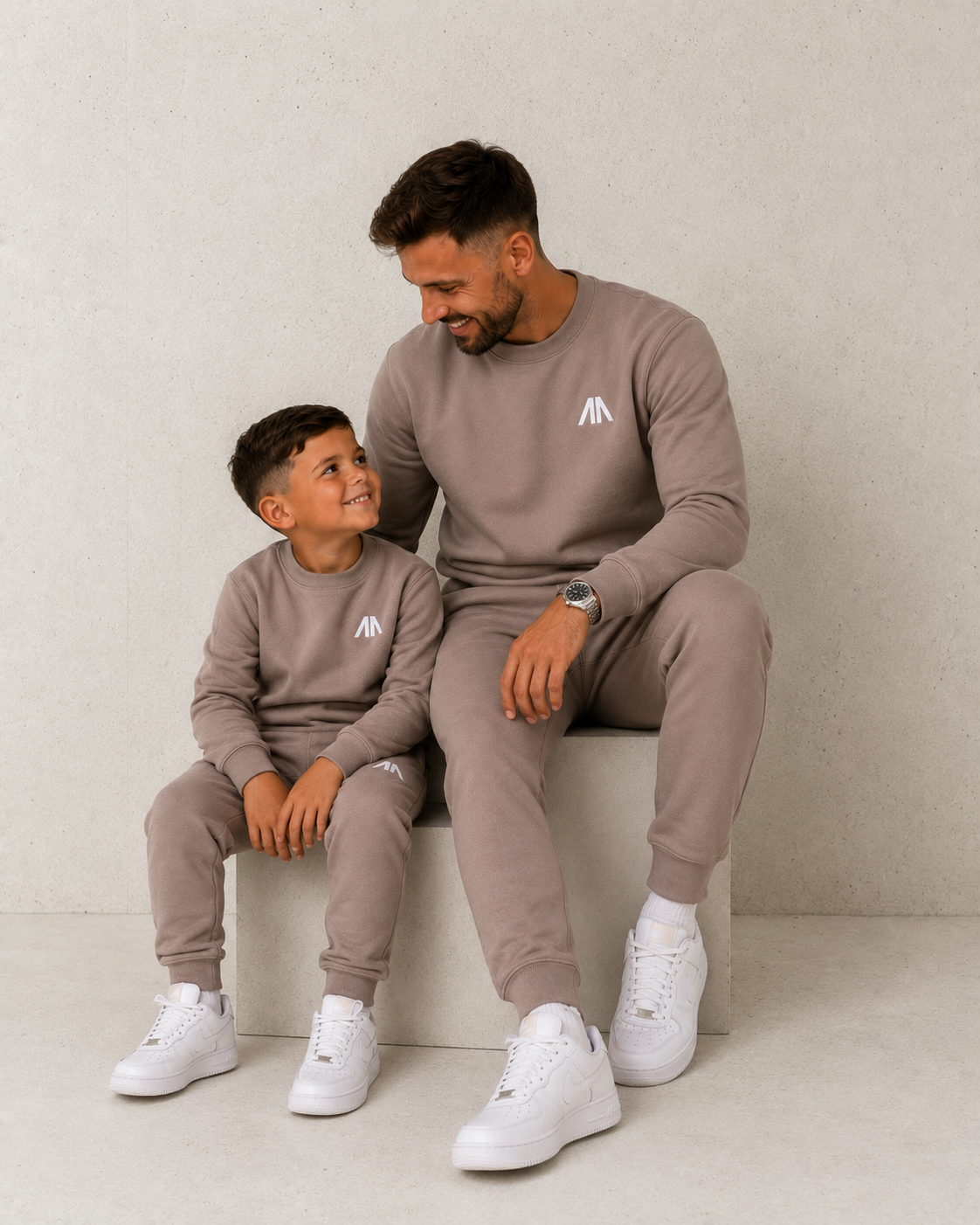Heren Tracksuit – Taupe