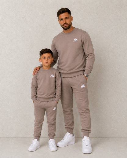 Heren Tracksuit – Taupe