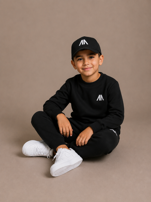 Kinder Tracksuit – Zwart